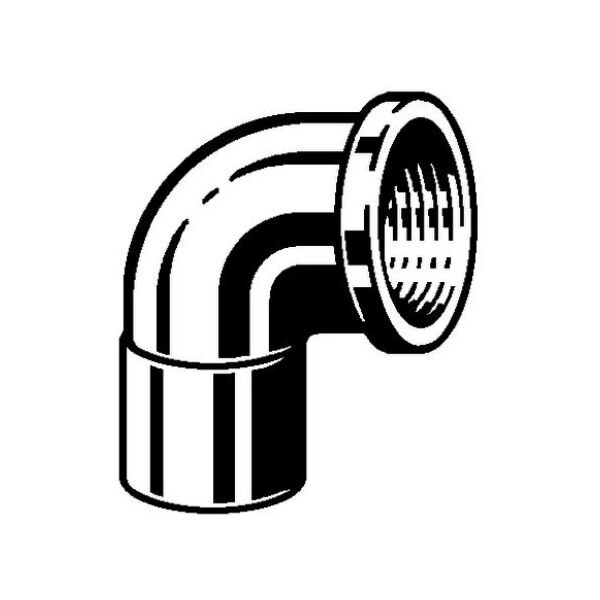 Viega Kolano 90° 22mm x GW 3/4" - 107581
