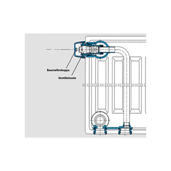 Kermi Grzejnik therm-x2 Plan-V22 605x805mm - PTV220600801R1K