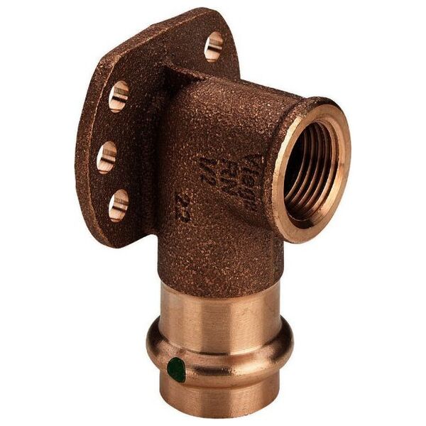 Viega Kolano naścienne 12mm x 1/2" brąz (291 013)