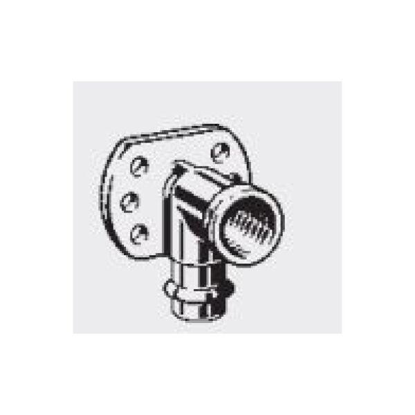 Viega Kolano naścienne 12mm x 1/2" brąz (291 013)