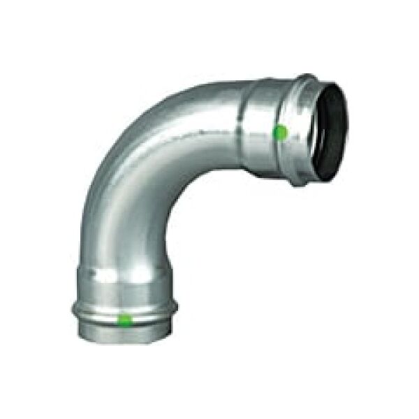 Viega Łuk 90° z SC Ø=22mm stal nierdzewna - 435653