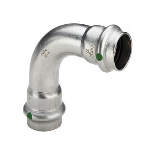Viega Łuk 90° Ø=18mm inox - 435646