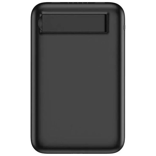 Powerbank 4kom.pl Bateria zewnętrzna (POWER BANK) VEGER MagOn Kick z ładowaniem indukcyjnym wspiera ładowanie z MagSafe 15W - 5 000mAh PD 20W czarny (V0553P / W0553P)
