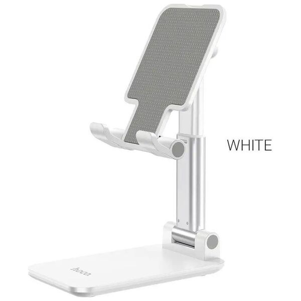 Hoco HOCO uchwyt biurkowy na telefon lub tablet składany PH29A ( 4,7" - 10" ) biały