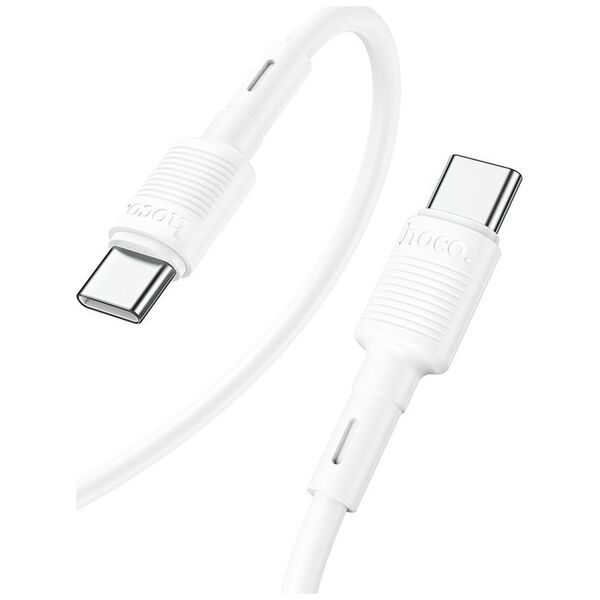 Kabel USB Hoco HOCO kabel Typ C do Typ C PD 3A 60W X83 1 m biały