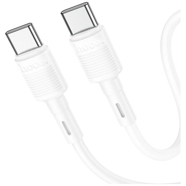Kabel USB Hoco HOCO kabel Typ C do Typ C PD 3A 60W X83 1 m biały