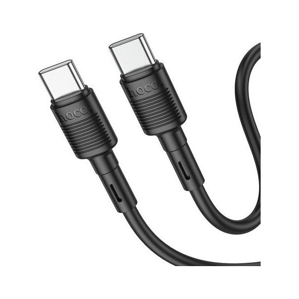 Kabel USB Hoco HOCO kabel Typ C do Typ C PD 3A 60W X83 1 m czarny