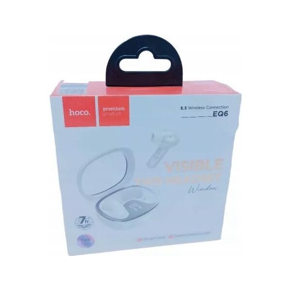 Słuchawki Hoco HOCO słuchawki bezprzewodowe bluetooth TWS EQ6 białe