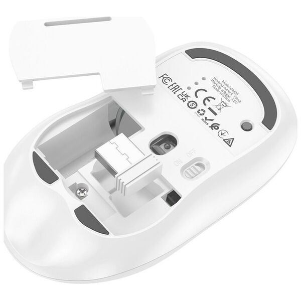 Mysz Hoco HOCO mysz komputerowa bezprzewodowa 2,4G 1600 dpi GM25 biała