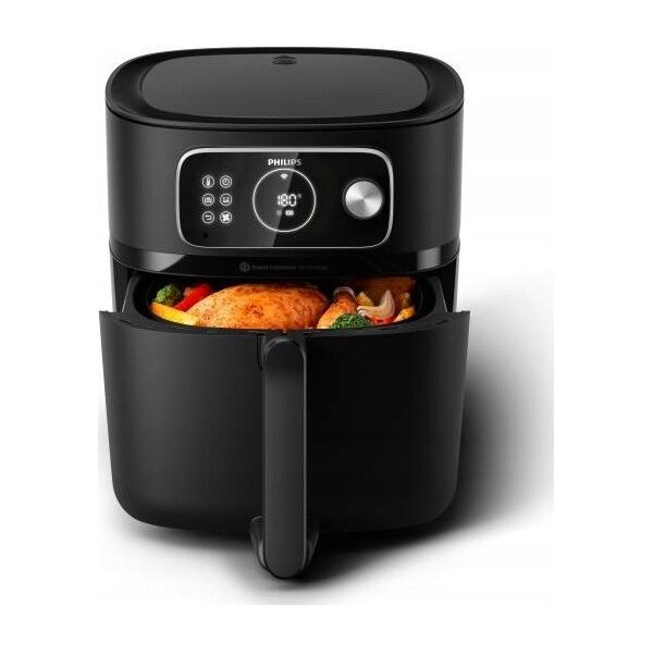 Philips XXL Airfryer | HD9876/90 Ovi | Power 2200 W | Capacity 8.3 L | Black