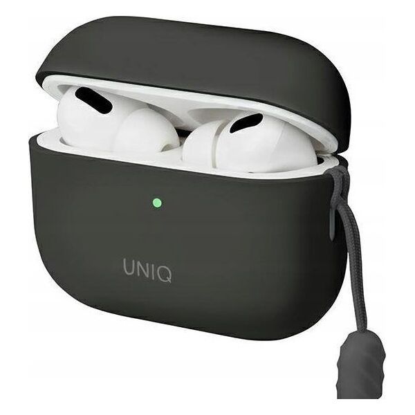 UNIQ Lino - etui silikonowe do AirPods Pro 2 szare - Gwarancja bezpieczeństwa. Proste raty. Bezpłatna wysyłka od 170 zł.