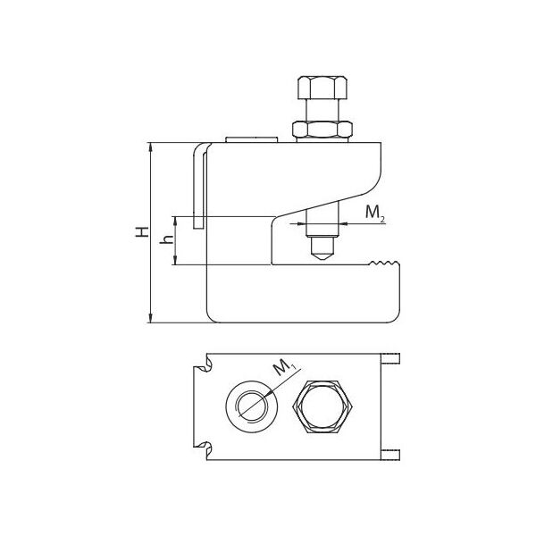 Niczuk Zamocowanie do konstrukcji stalowych KLZ-M10 (1330010000)