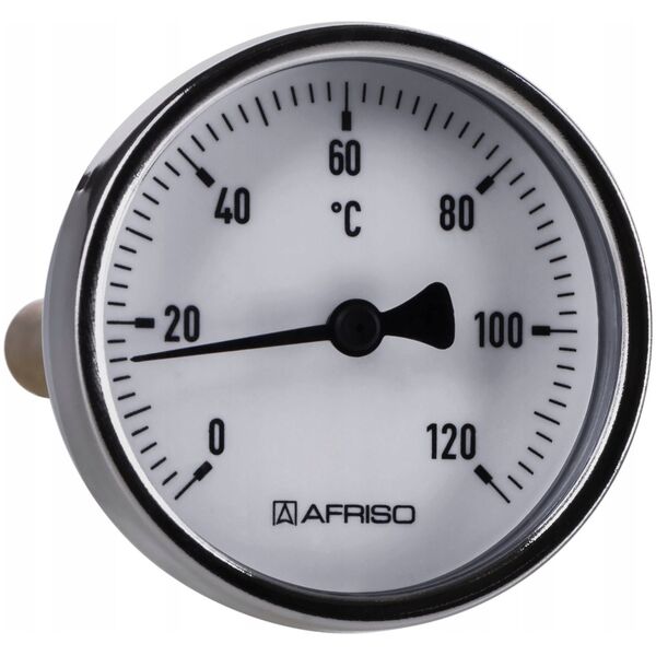Termometr bimetal BiTh63 100mm 0-120^C GZ1/2 AXA