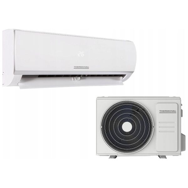 Pakiet:Klimatyzator ścienny typu monosplit SAKAI TVK-S20 moc 2,6kW (jednostka zewnętrza i wewnętrzna)