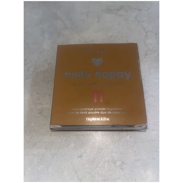 Benefit Benefit, Hello Happy Velvet, Matte Finish, Compact Foundation, 11, Dark Neutral, 7 g Για γυναίκες 13079302 602004106292