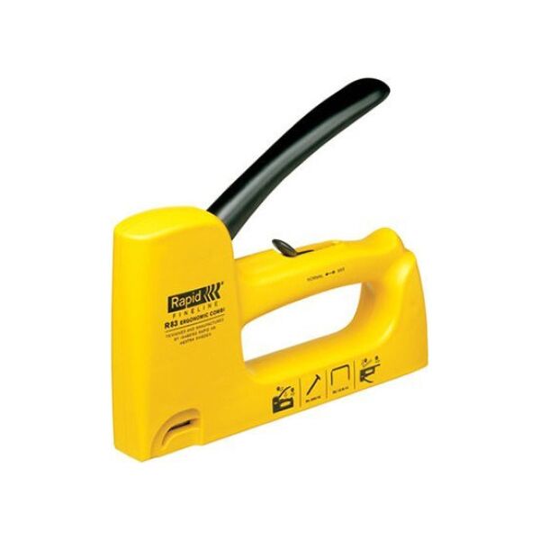 Rapid Kabių pistolas R83E 6-14mm geltonas No. 13 kabės HANDY, Rapid 13460437 7313460115508
