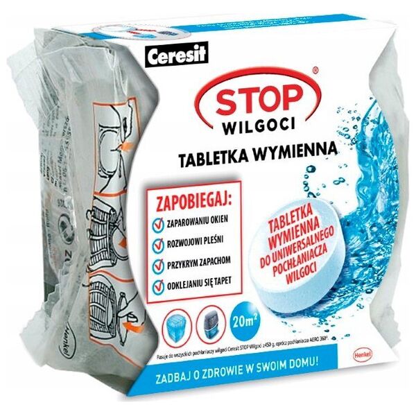 Ceresit STOP Wilgoci Uniwersalny Pochłaniacz Wilgoci, tabletka (DWZ)