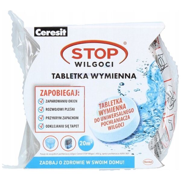 Ceresit STOP Wilgoci Uniwersalny Pochłaniacz Wilgoci, tabletka (DWZ)