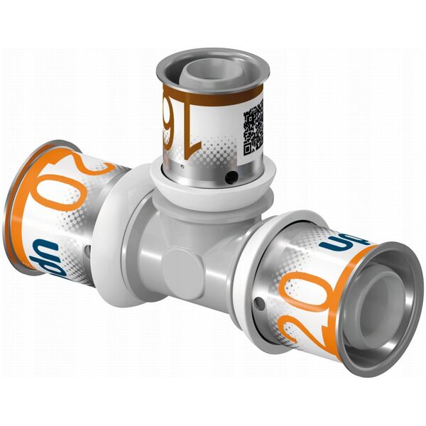 Uponor S-Press PLUS trójnik redukcyjny PPSU 20-25-20
