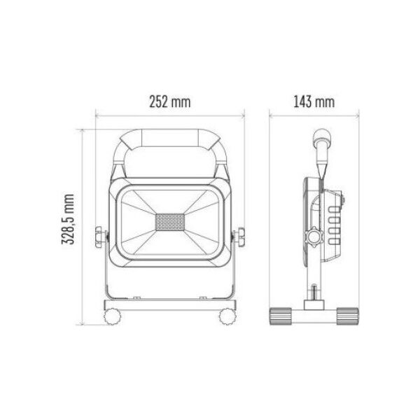 NAŚWIETLACZ LED SMD 30W ladowalny EMOS-ZS2831EMOS