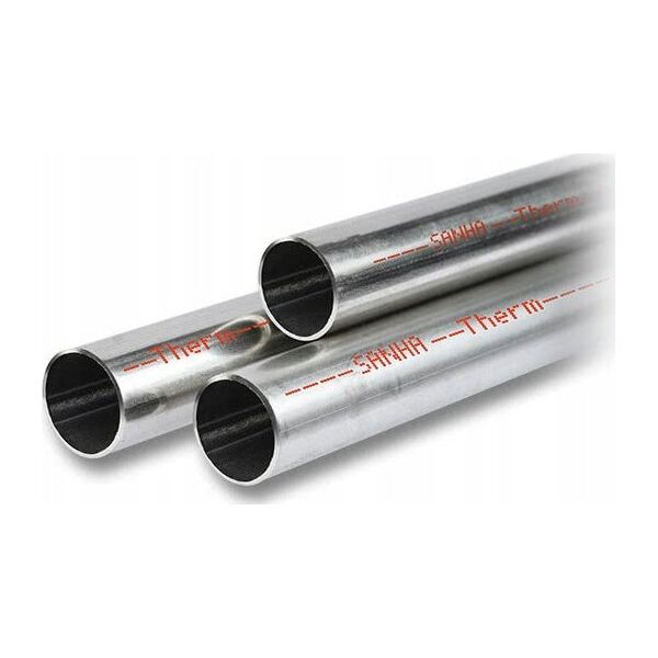 Rura SANHA-Therm ze stali węglowej ocynkowanej zewnętrznie d28x1,5- odcinek 3m (S)