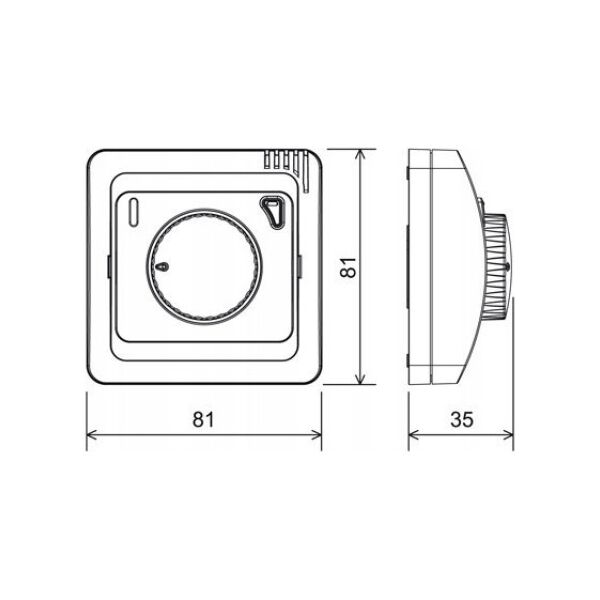 BT012 - Bezprzewodowy termostat elektroniczny (S)