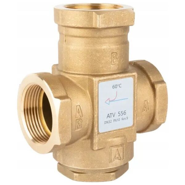Zawór temperaturowy ATV 556, DN32, Rp1 1/4, kvs 9, 60°C (S)A