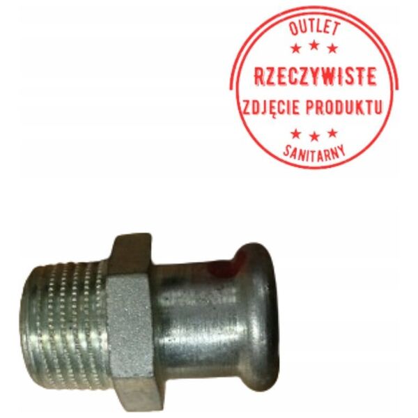 Złączka SANHA-THERM C-Stahl przejścowa d15x3/4 GZSANHA