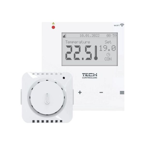 Regulator pokojowy dwustanowy T-5z WiFi (montaż podtynkowy)