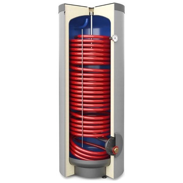 Wymiennik c.w.u. do pomp ciepła z wężownicą spiralną 2.0m2, emaliowany, stojący - poliuretan, PVC - 193l Thermoval Grand 200