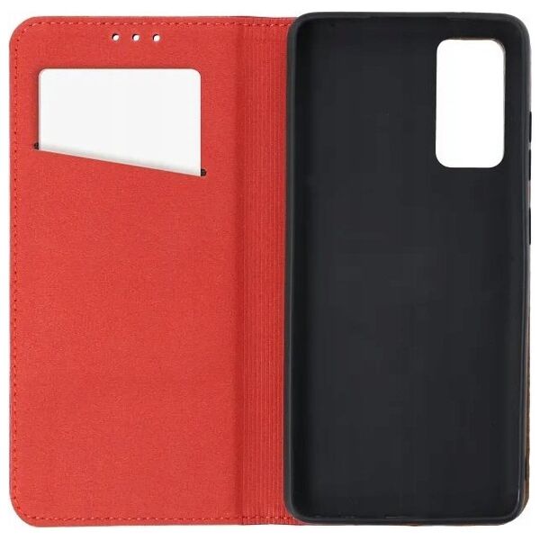 Kabura SMART PRO Book skórzana do XIAOMI Redmi NOTE 14 5G bordowy