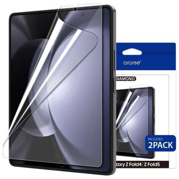 Προεπιλεγμένη μάρκα Araree foil Pure Diamond Sam Z Flip5 F731 Αντιβακτηριδιακό προστατευτικό φύλλο 2τμχ AR30-01771A 13051078 8809857677579
