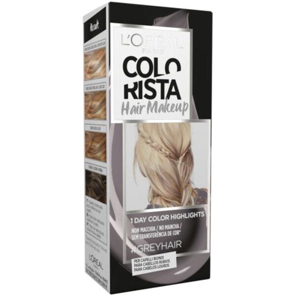 L'Oreal Paris L'Oreal Paris, Μακιγιάζ μαλλιών Colorista, Ημιμόνιμη Βαφή Μαλλιών, #GREYHAIR, 30 ml για γυναίκες 13080573 3600523617289