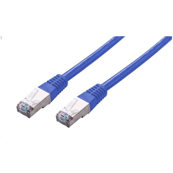C-Tech C-TECH patch cord Cat5e, FTP, μπλε, 0,25 m 13243591 8954125014676