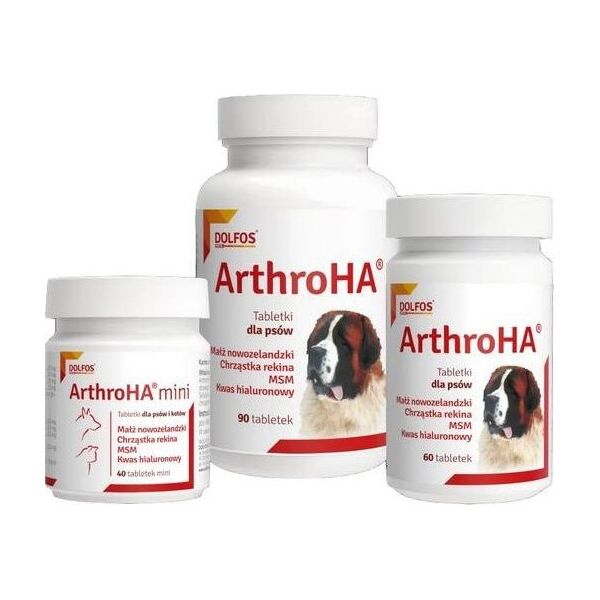 Dolfos Arthro HA Witaminy dla Psa na Stawy 60 Tabletek