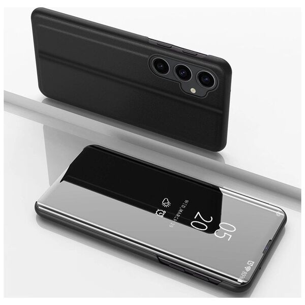 Hurtel Σκληρή θήκη για Samsung Galaxy S23 FE Clear View Case - μαύρη 13250041 9145576281017