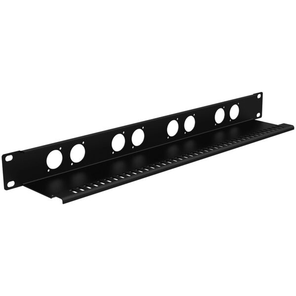 Caymon CAYMON BP108T Πάνελ κάλυψης για ντουλάπια ραφιών 19" με ράφι ανακούφισης καταπόνησης, 8x D, 1 HE 13332355 5414795034693