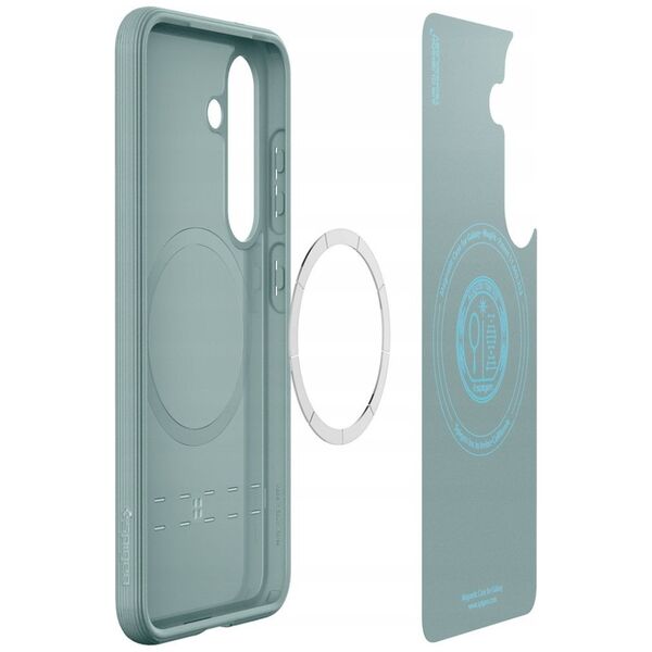Etui Spigen Parallax Mag MagSafe do       Samsung Galaxy S25 zielony