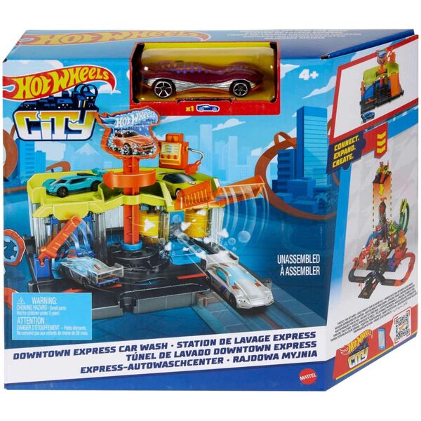 Mattel Hot Wheels City - mały zestaw z autkiem (HDR27)