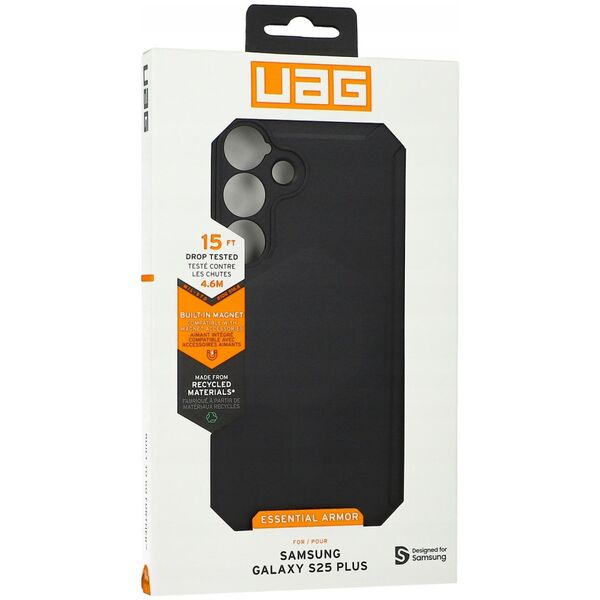 UAG Urban Armor Gear futerał ESSENTIAL ARMOR MAGNET z wbudowanym modułem magnetycznym do SAMSUNG S25 Plus 5G black