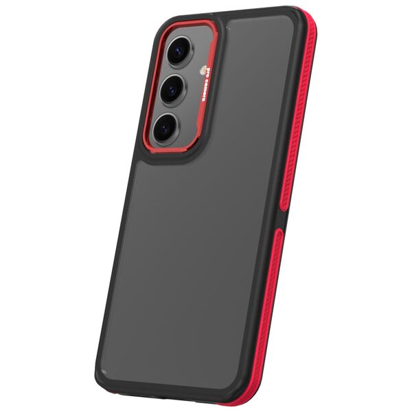 Crystal Black case for Samsung Galaxy S25 Ultra red 5906961961396