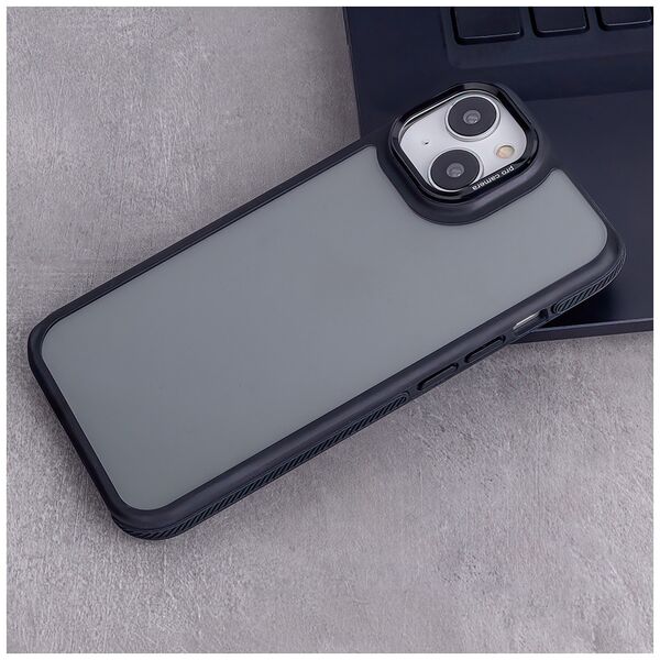 Crystal Black case for Samsung Galaxy S25 Plus black 5906961961037