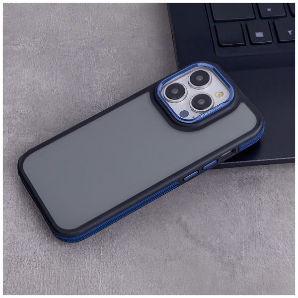 Crystal Black case for Samsung Galaxy S25 Plus blue 5906961961327