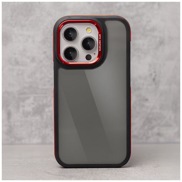 Crystal Black case for Samsung Galaxy S25 Plus red 5906961961389