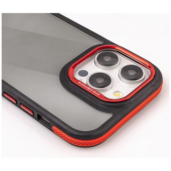 Crystal Black case for Samsung Galaxy S25 Ultra red 5906961961396