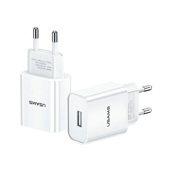 Ładowarka Usams T18 1x USB-A 2.1 A (CC075TC01)
