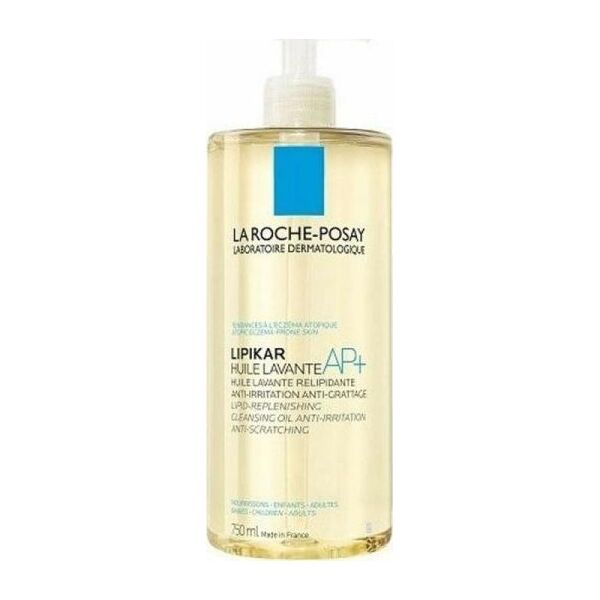 La Roche-Posay La Roche Posay, Huile Lavante AP+, Olejek myjący, 750 ml - Długi termin ważności!