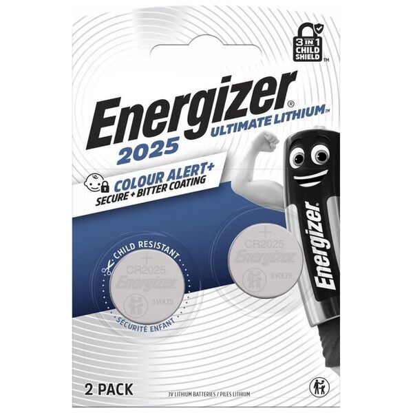 Bateria litowa mini Energizer Ultimate Lithium CR2025 x2 [N]
