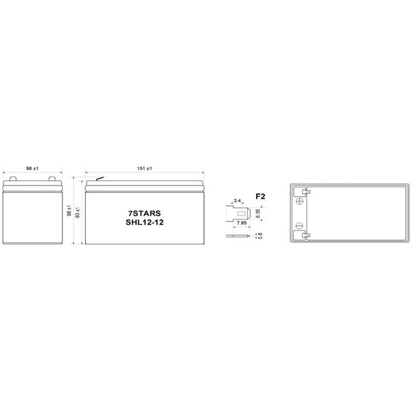 AKUMULATOR 12V/12AH-7STARS