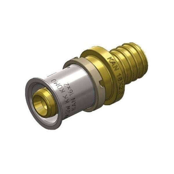 KAN-therm Złączka przejściowa PUSH x PRESS 18x2/16x2 - K-902717
